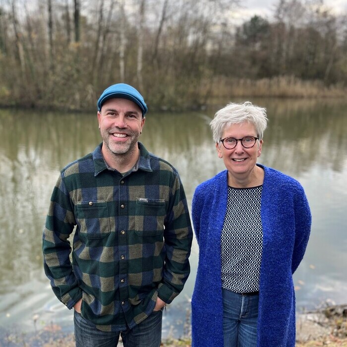 Wouter Barewijk en Inge Hoeksema, vrijwilligers bij Stichting Thuis Sterven