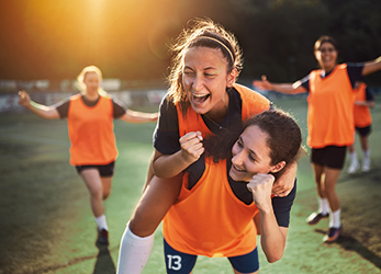 Clubactie winnend team